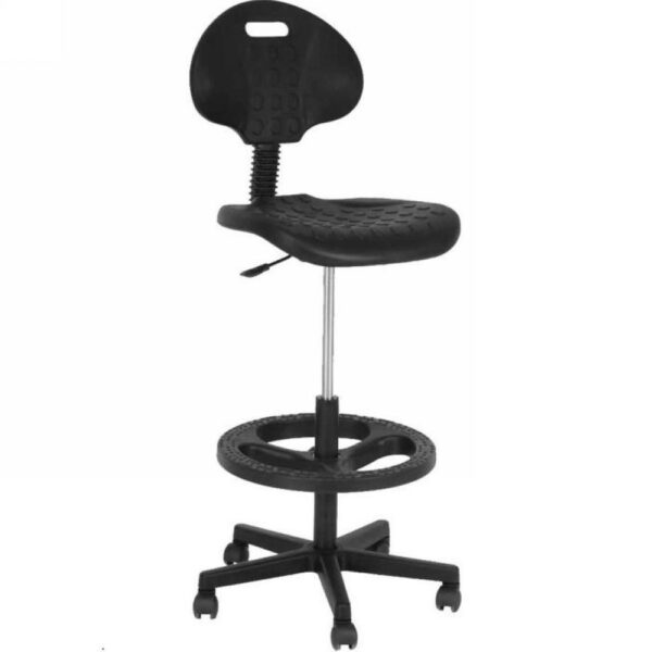 SILLA INDUSTRIAL CAJERO ARO PLASTICO AI-02