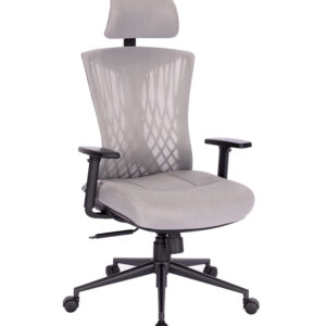 SILLA EJECUTIVA AB-80 (NEGRO Y GRIS)