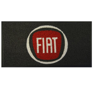 TAPETE TIPO RIZO CON LOGOTIPO