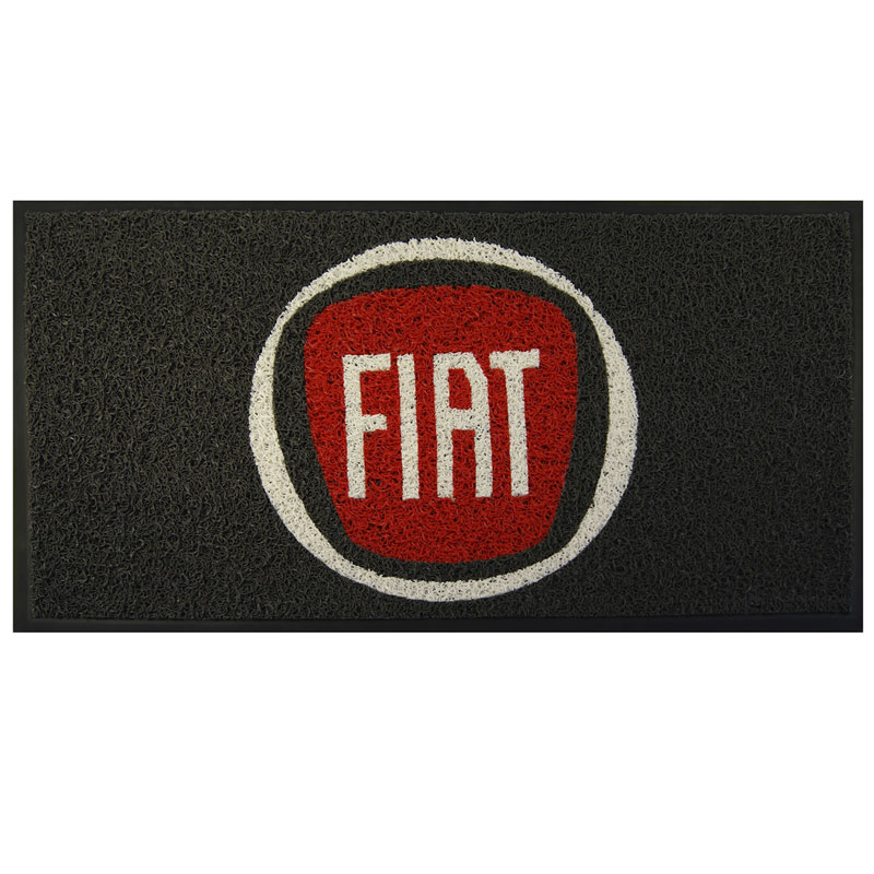 TAPETE TIPO RIZO CON LOGOTIPO